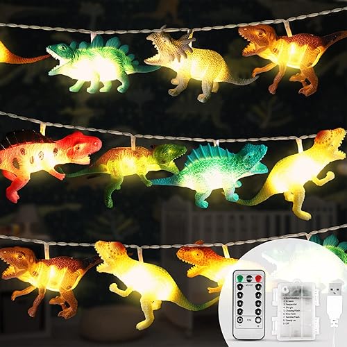 Miniatura 9 de AceList Guirnalda de 20 luces LED de pato, perfectas para niños, fiestas y habitación de niños, decoración de guarderías, funciona con pilas y