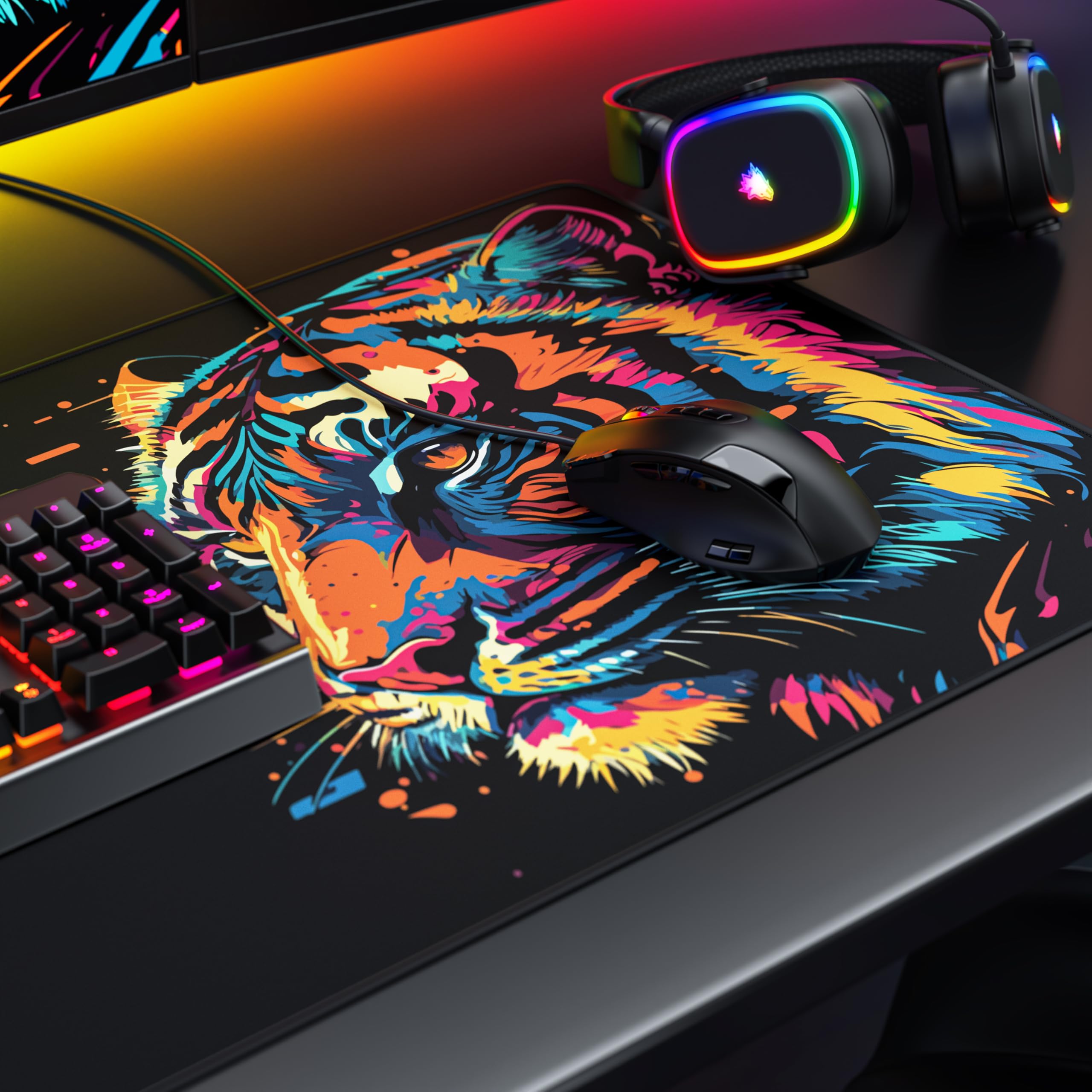 Tappetino Per Mouse Gaming XXL 900x400mm - Superficie Liscia Per Precisione - Base Antiscivolo - Foto 2