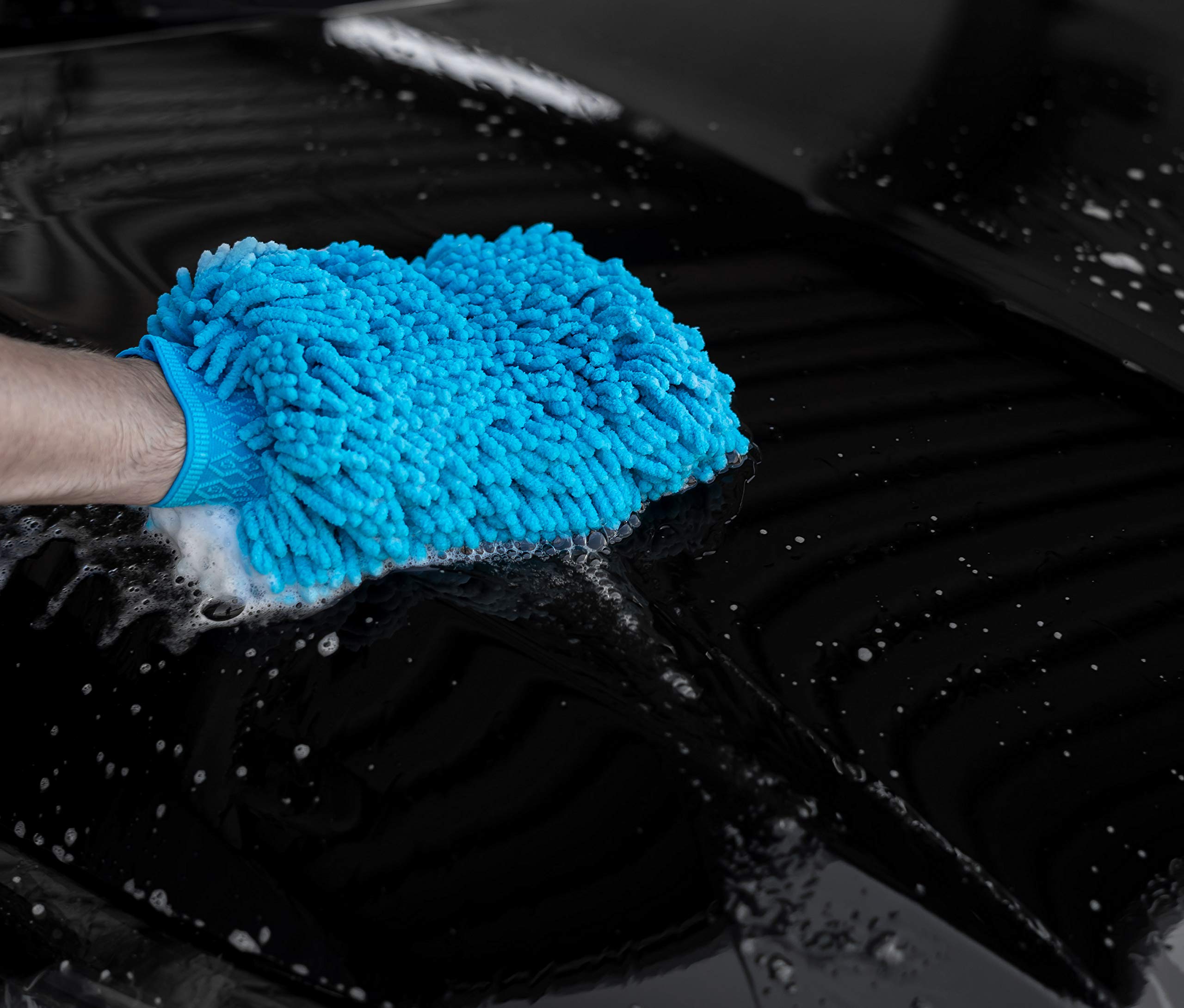 Detailmate Set di Schiuma Attiva: Koch Chemie GSF Gentle Snow Foam da 1L, Schiuma detergente Universale Green Star, detergente Universale da 1L, Kwazar Super Foamer Alcaline + misurino da 50ml