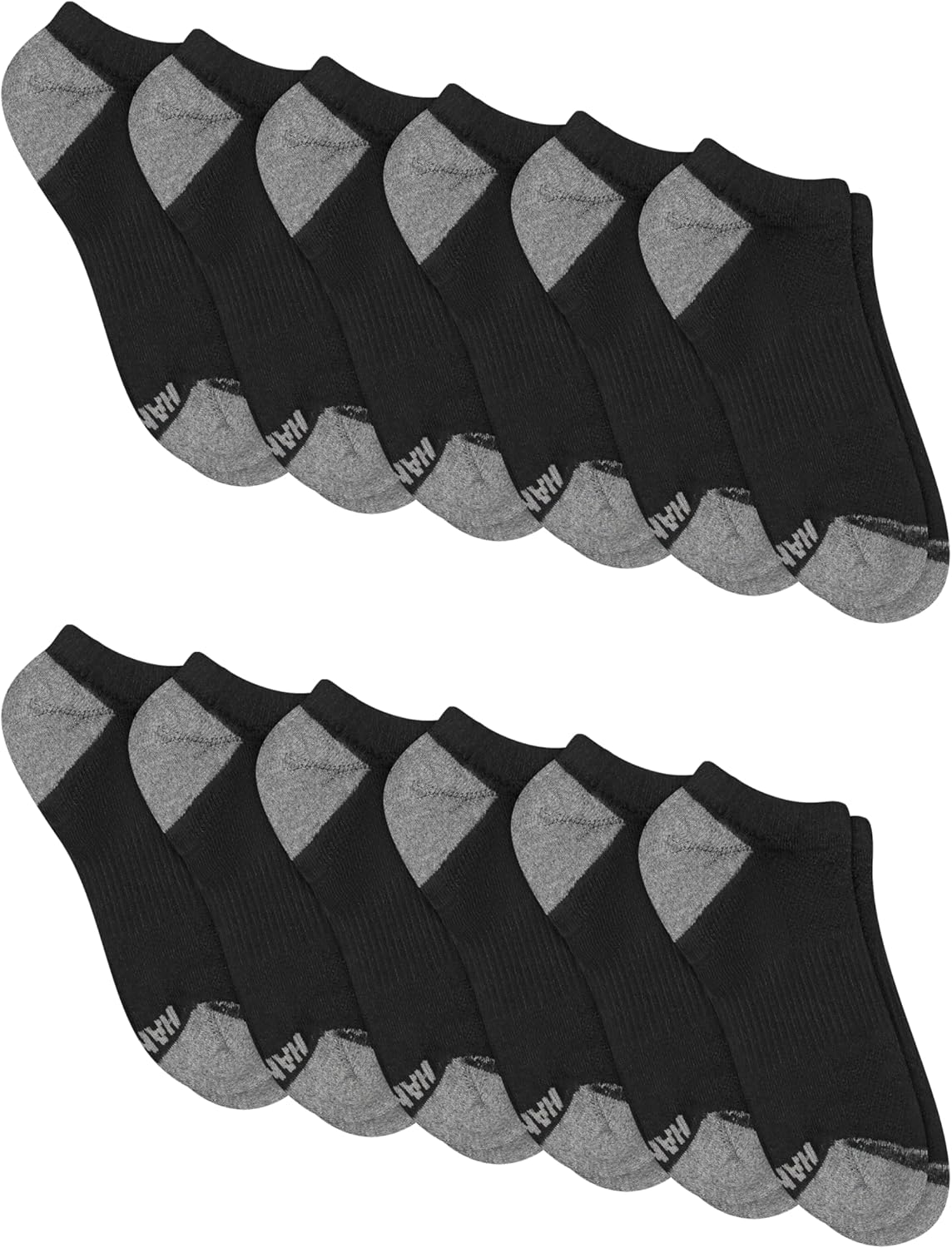 Hanes Men's No-show Socks Pack, 14-pair Pack, Active Cool Men's X-temp Lightweight Moisture-wicking Cushioned Sock