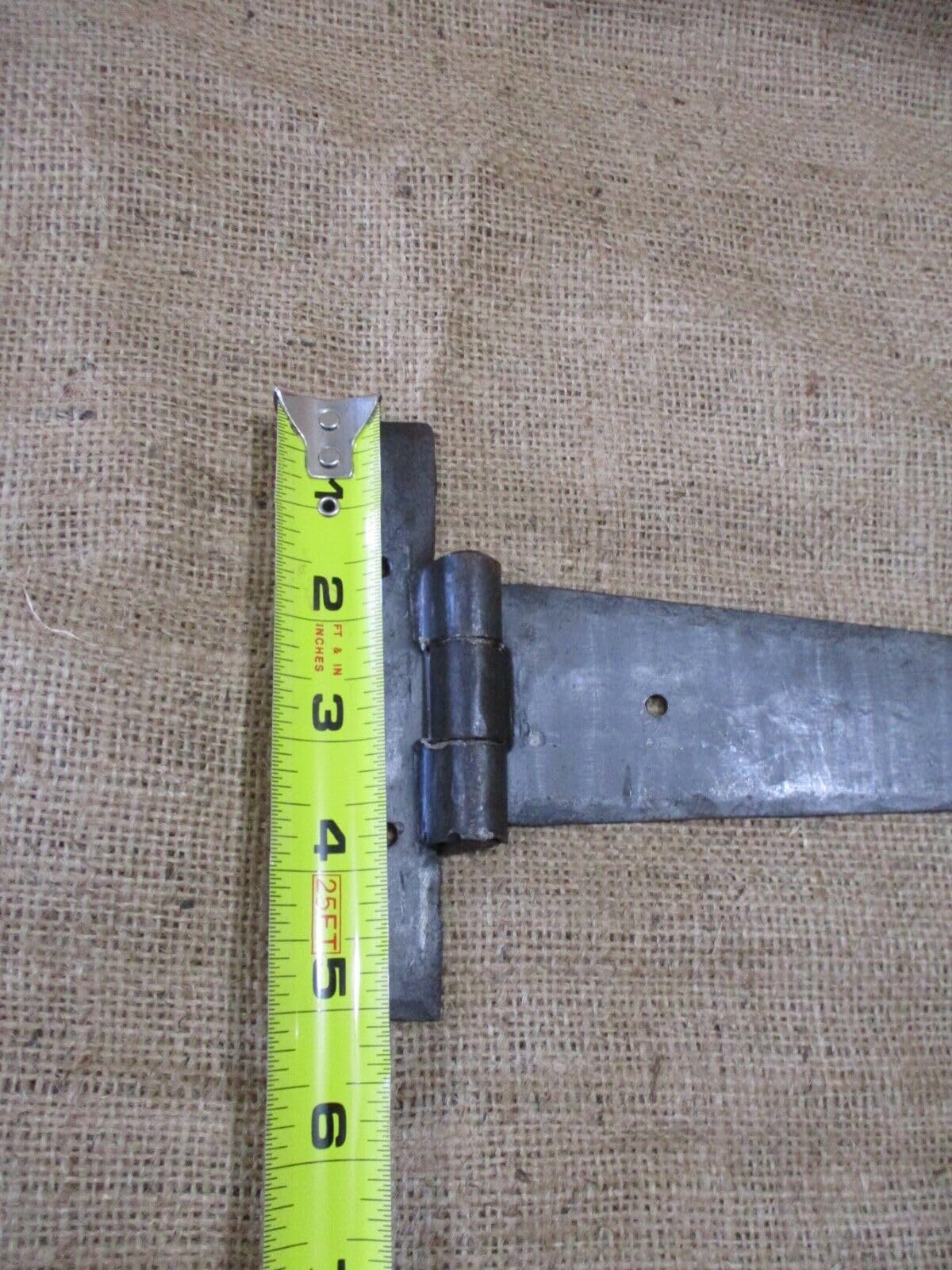 Uxcell 4 Bisagras De Puerta Con Correa En T, Bisagras De Puerta Forjadas De 10 Pulgadas, Accesorios De Hierro Para Granero De Madera, Cerca, Bisagras De Puerta De Patio (negro