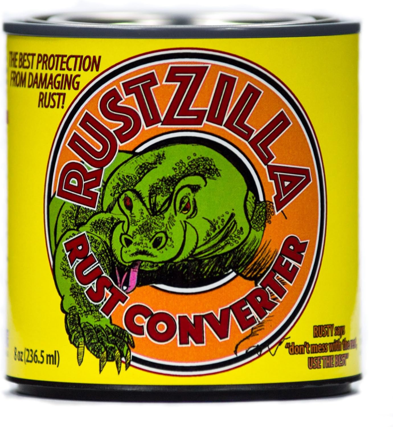 RUSTZILLA 856557004073 Rust Converter and Remover, Professional Strength for All Metals Including Stainless Steel, Steel, Cast-Iron, 16 oz.