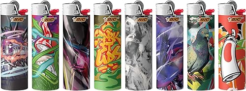 BIC Special Edition Street Art Series Encendedores surtidos (8 unidades)