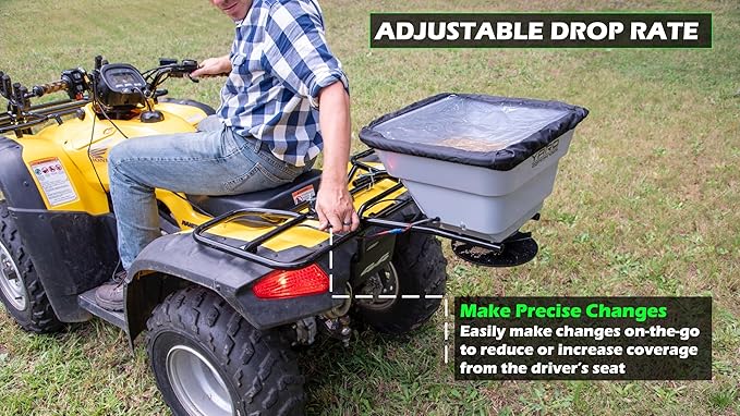 Esparcidor de 80 lb para ATV/UTV - 12V - Sal, Semillas, Fertilizante miniatura 6
