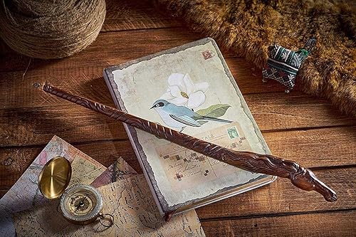 Miniatura 18 de Varita mágica doble para mago, varita mágica de madera real, varita mágica coleccionable (S9)