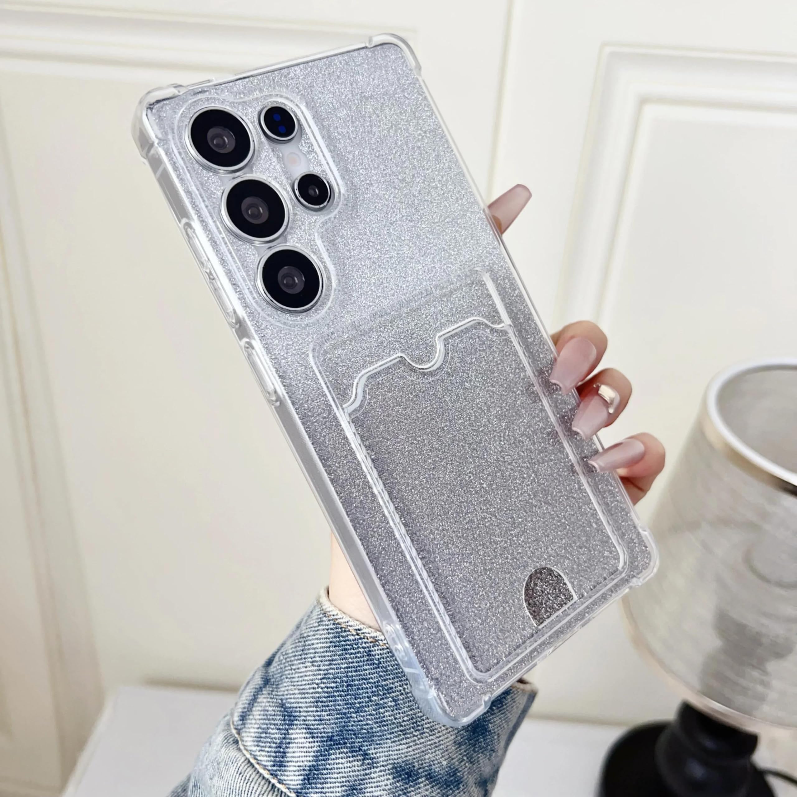 Étui portefeuille robuste Galaxy S24+ transparent idéal pour l'extérieur - 8