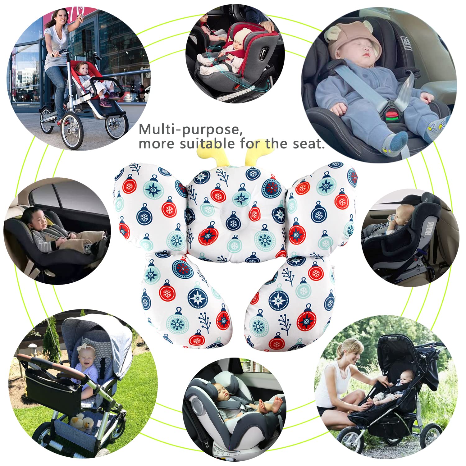 nekkussen kinderen baby reiskussen, kinderen neksteunkussen, babybed