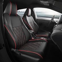 FREESOO Leather Seat Covers for Toyota Corolla Sedan, 2020-2026 SE
