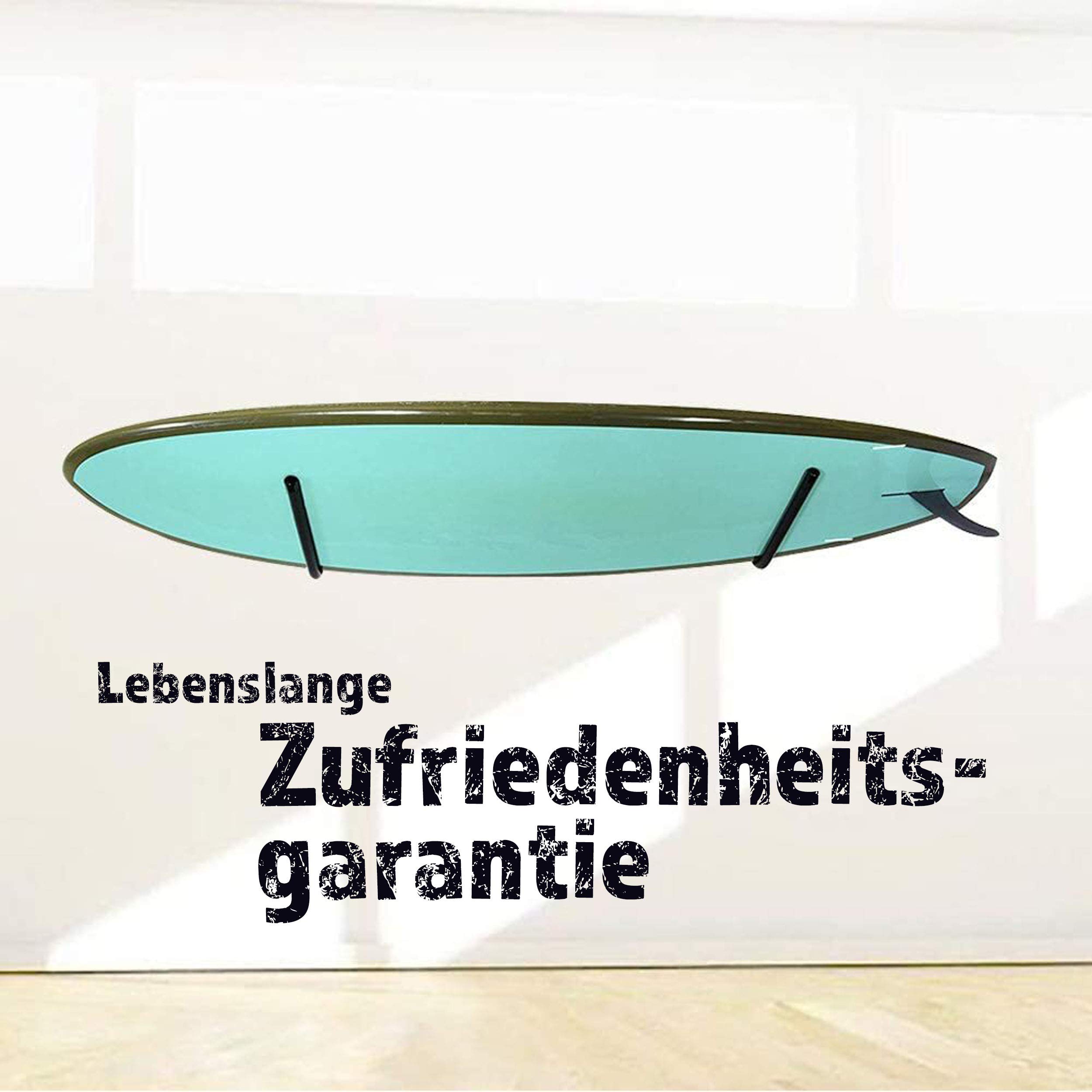 BOARDy 60° Supporto da parete per SUP (Stand up Paddleboard) montaggio a soffitto | Staffa a muro per sup | Tavola da surf | Longboard | Surfers | per le pendenze del tetto