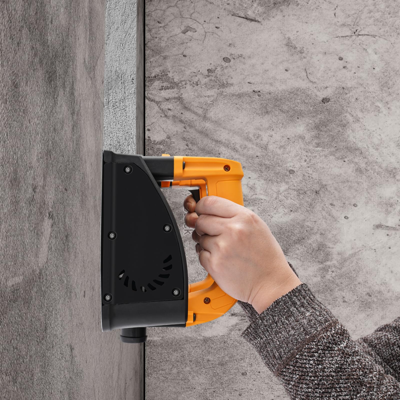 Fresa da 1200 W, per lavori di ristrutturazione, per intonaco, per piastrelle, ceramica, cemento, sabbia argillosa, calcare, vetro