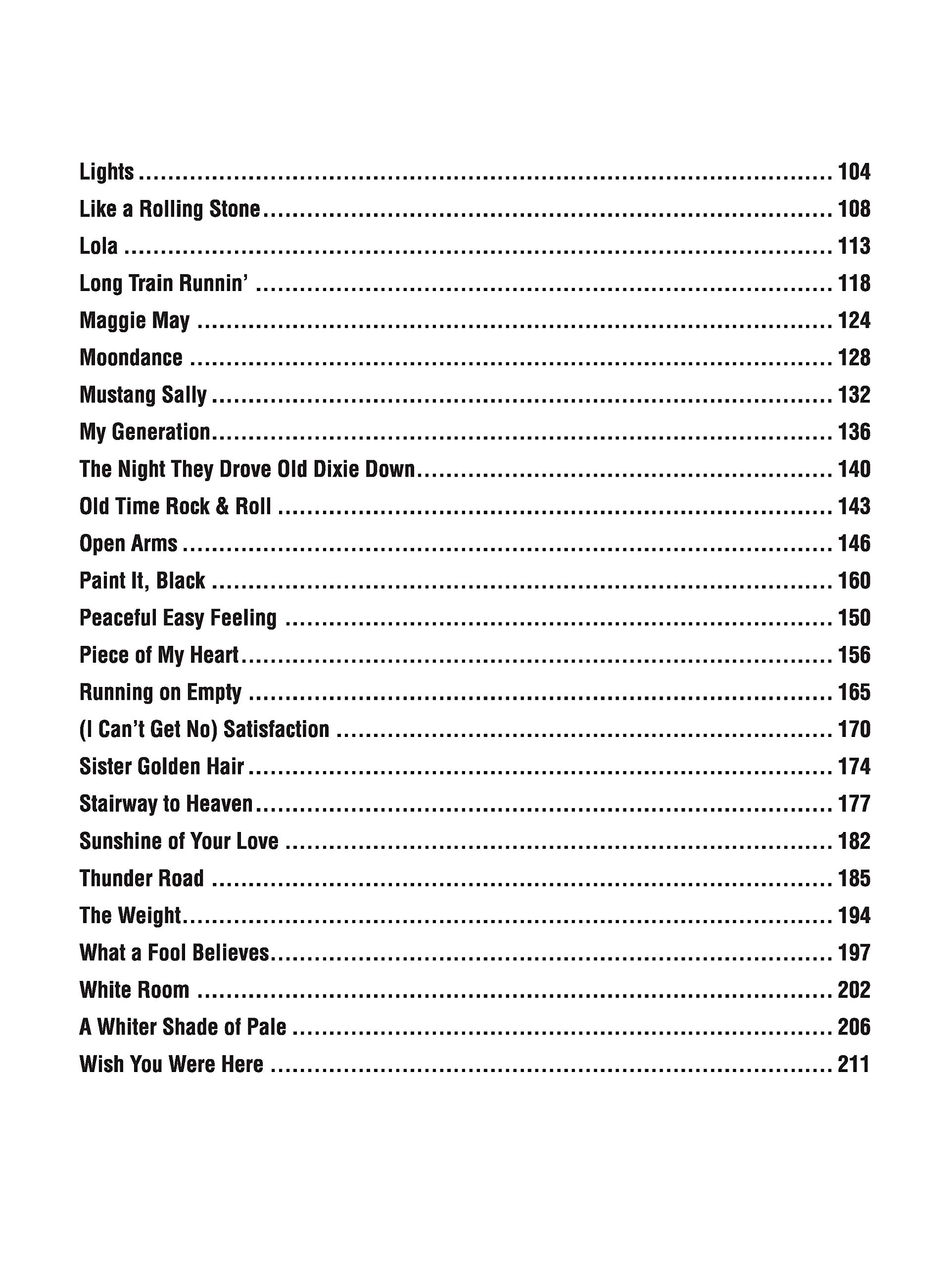 Top 50 Classic Rock Hits: Easy Piano