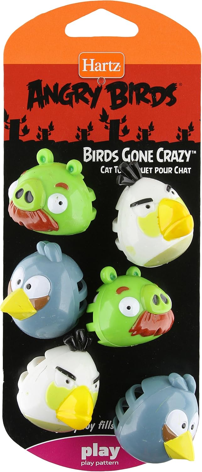 Hartz Angry Birds Birds Gone Crazy - Cat Toy, - Officially Licensed by Rovio