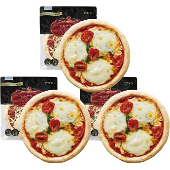 Pietro Pizza, Margarita, Set of 3, Frozen Pizza, Authentic Italian Classic Flavors in Pietro Styling, Frozen Food