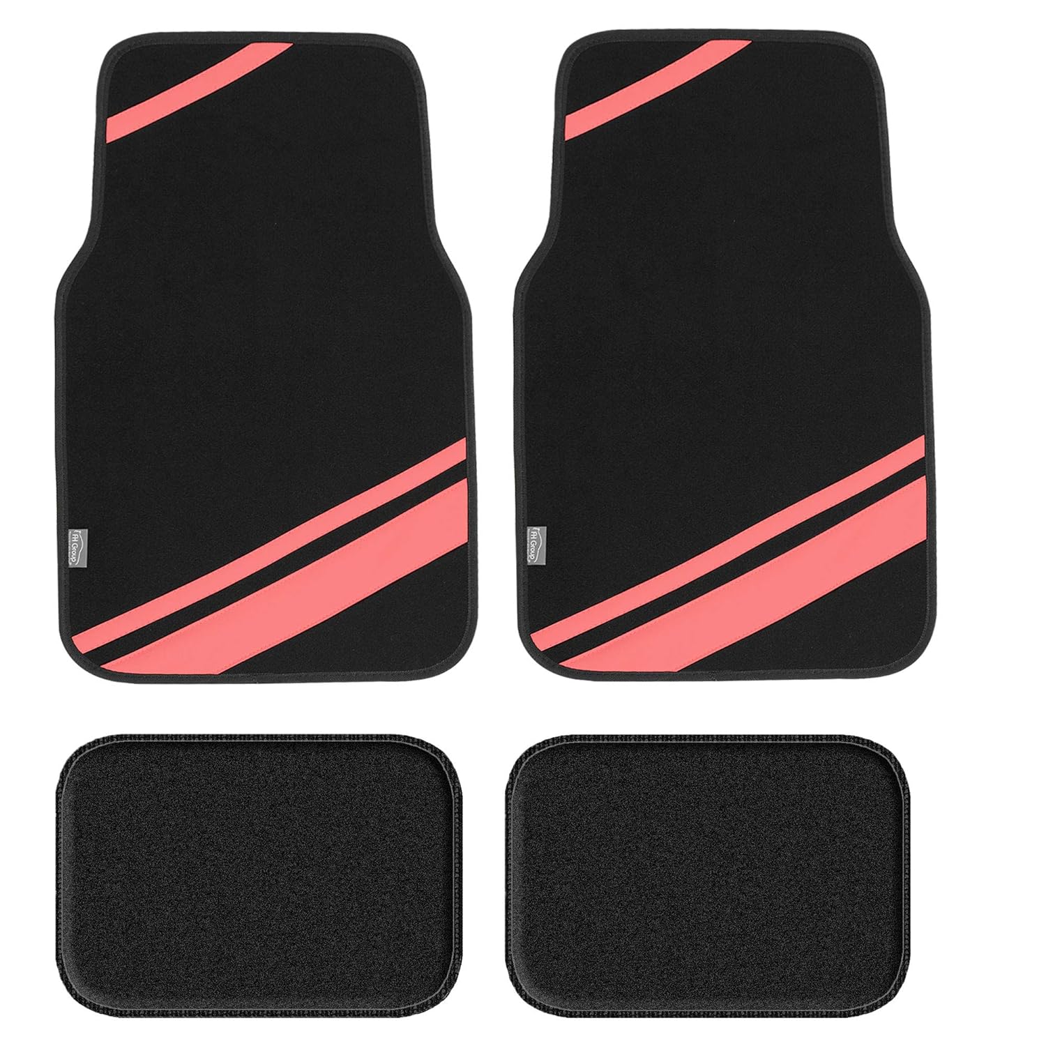 FH Group Car Floor Mats - Carpet Floor Mats for Cars Universal Fit Automotive Floor Mats All Purpose