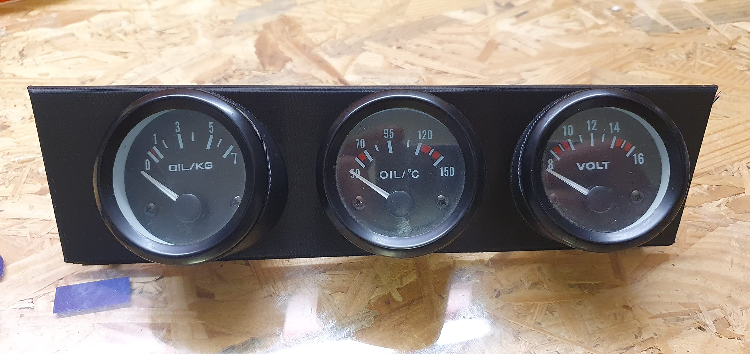 Halter für Lambda Anzeige Zusatzinstrumente Ø52mm VW Golf 2 und Jetta 2
