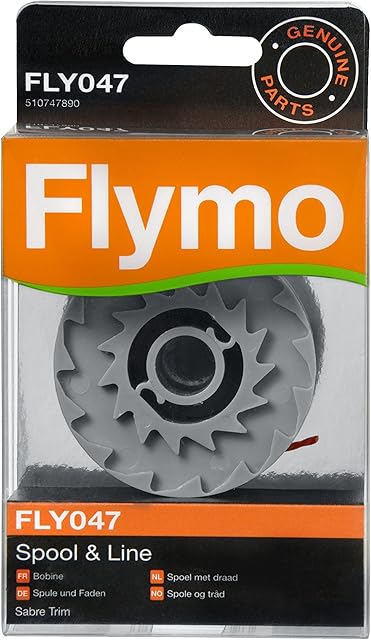 Flymo FLY047 Single Line Spool and Line - Red