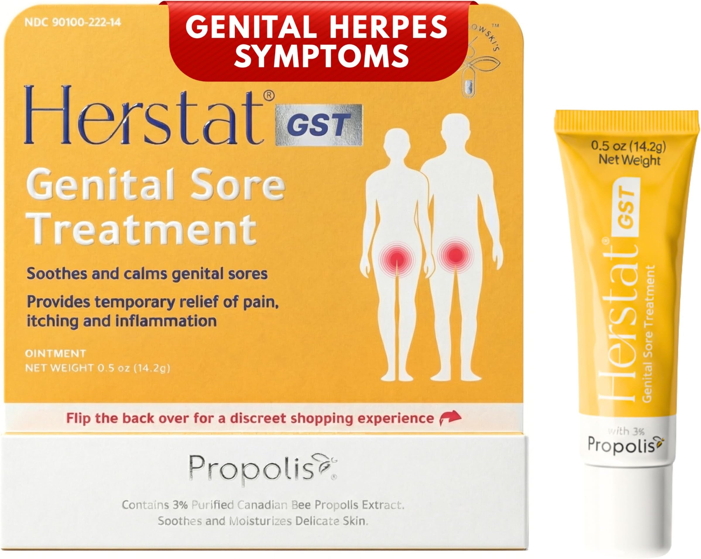 Herstat GST Genital Sore Treatment | Fast, Effective Relief from The Symptoms of Genital Herpes