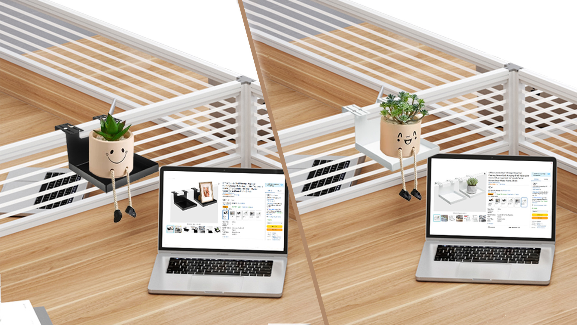 Amazon.com: AKBFOX Office Cubicle Shelf - 8.3'' x 5.5'' x 1.7