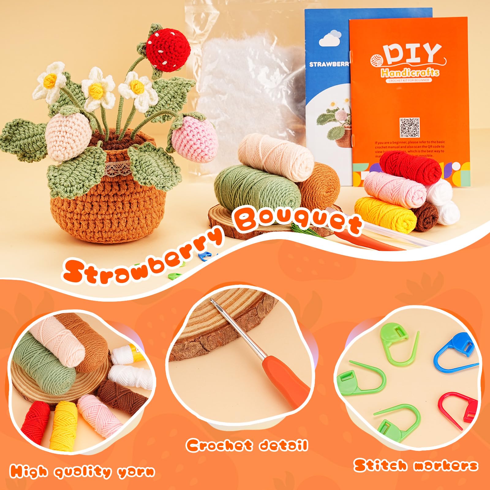 Kit Uncinetto Per Principianti Con Api - Completo Con Filato E Istruzioni - Foto 5