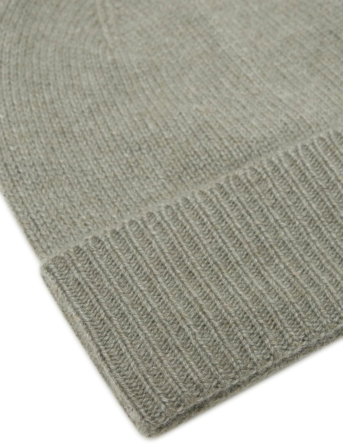 Women’s Ribbed Beanie, 100% Cashmere, Soft & Stretchy with Ribbed Edge, Warm Hat for Winter - Image 3