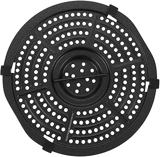 Generic Nonstick Air Fryer Replacement Grill Pans 18cm Air Fryer Crisper Plate BBQ Cooking Tray for French Fries BBQ Pizza Steak Cooking Accessories
