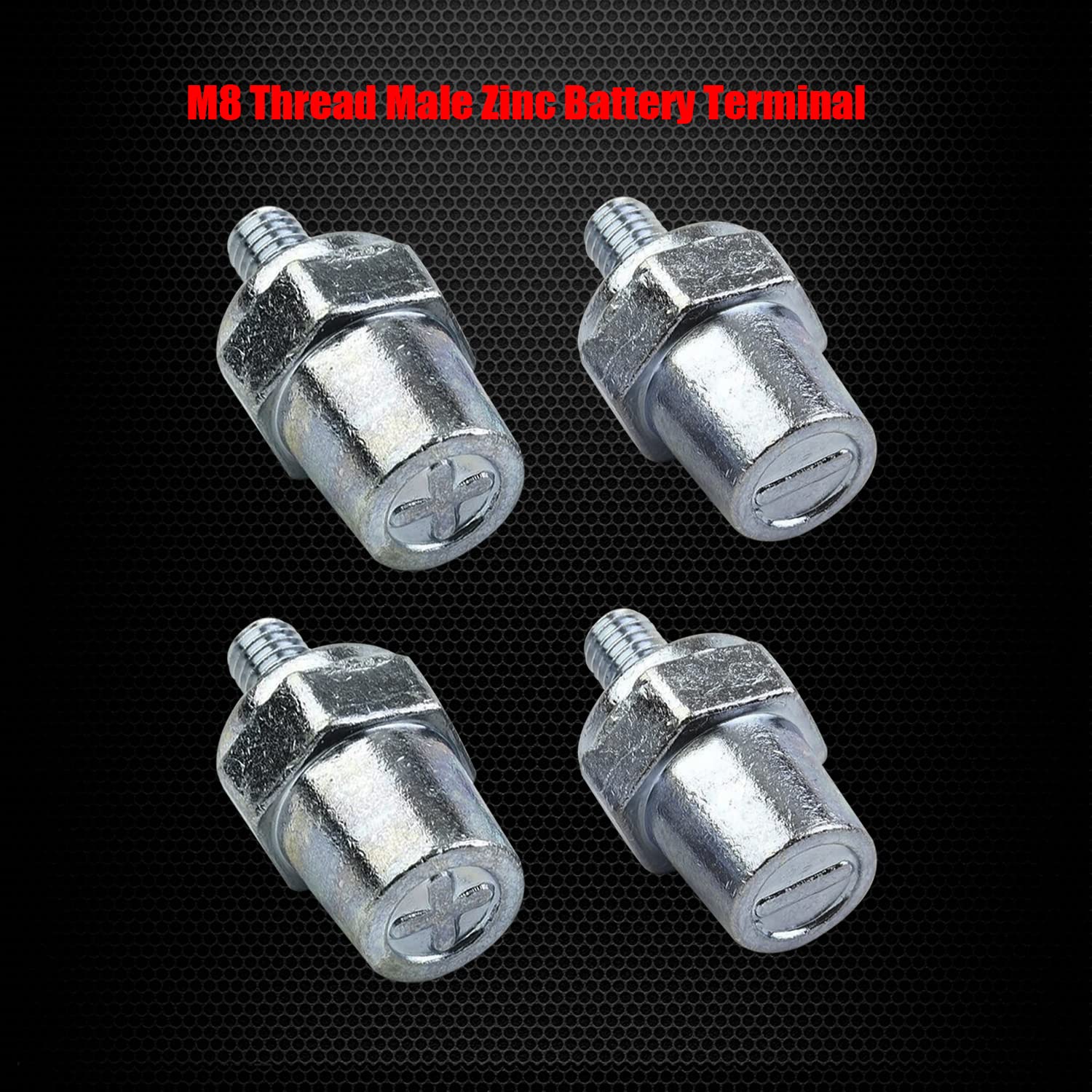 M8 Battery Post Snapklik.com : Ampper M8 Thread Male Zinc Battery Charging Post ...