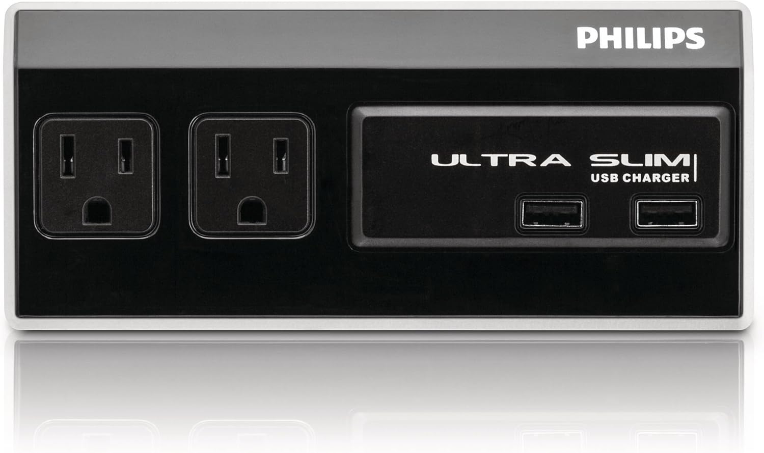 Philips Ultra Slim Multiple Outlet, Black
