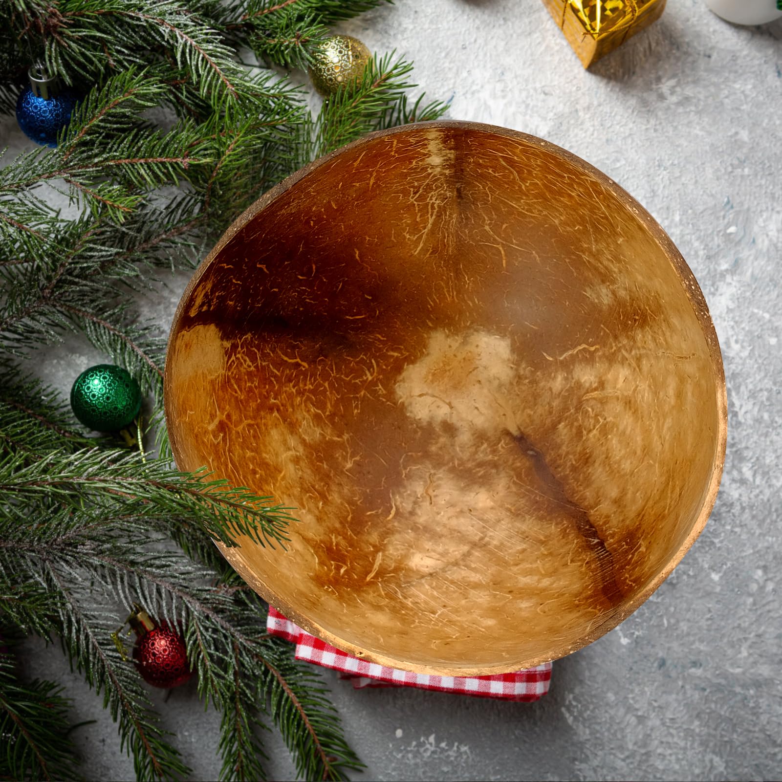 14 cuencos pequeños de madera pulida para batidos, ensalada de acai y regalos veganos, decoración de cocina rústica natural