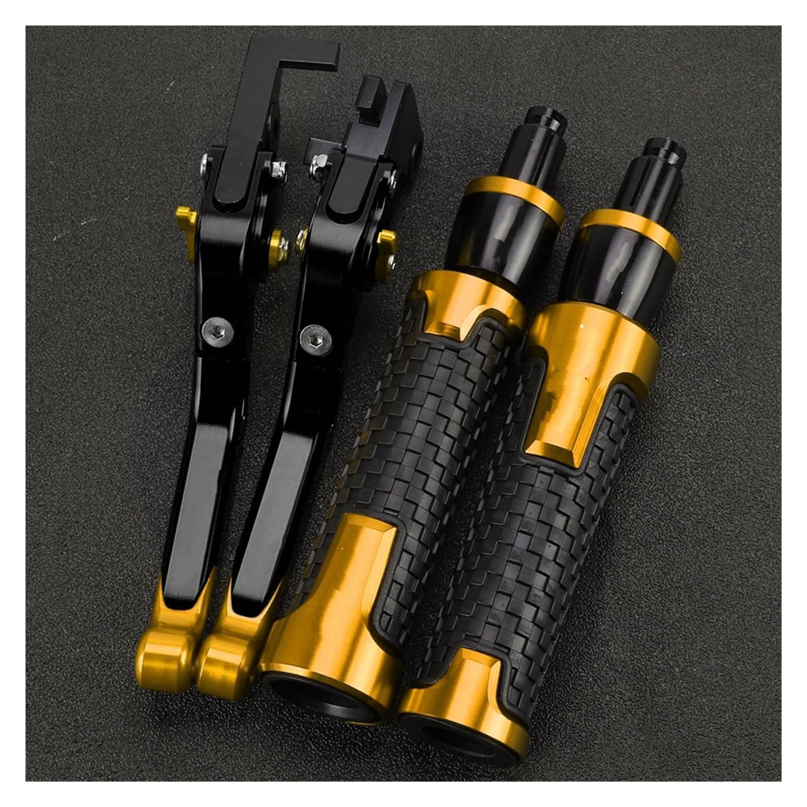 Ouvecr G Motorbike Brake Levers For Yzfr25 Yzfr3 2024 2023 Motorcycle Brake Clutch Levers & Handlebar Rips Ends(G)