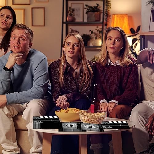 Miniatura 5 de Suministros para fiestas de películas, 40 servilletas de papel de película, ceremonia de premios, decoraciones de fiesta temática de cóctel,