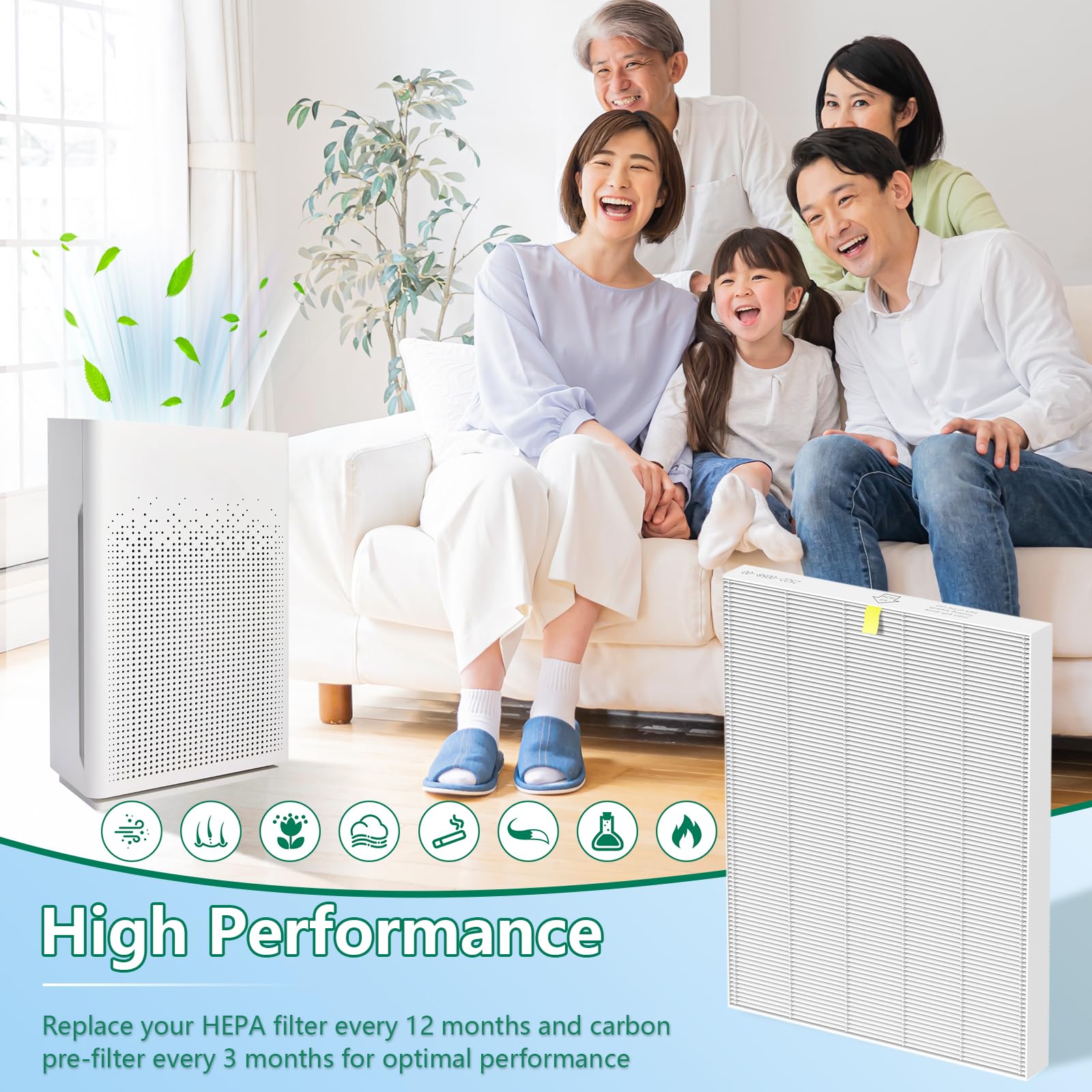 C545 HEPA Filter Replacement - 5 Pack -7 C545 HEPA Filter Replacement - 5 Pack -7