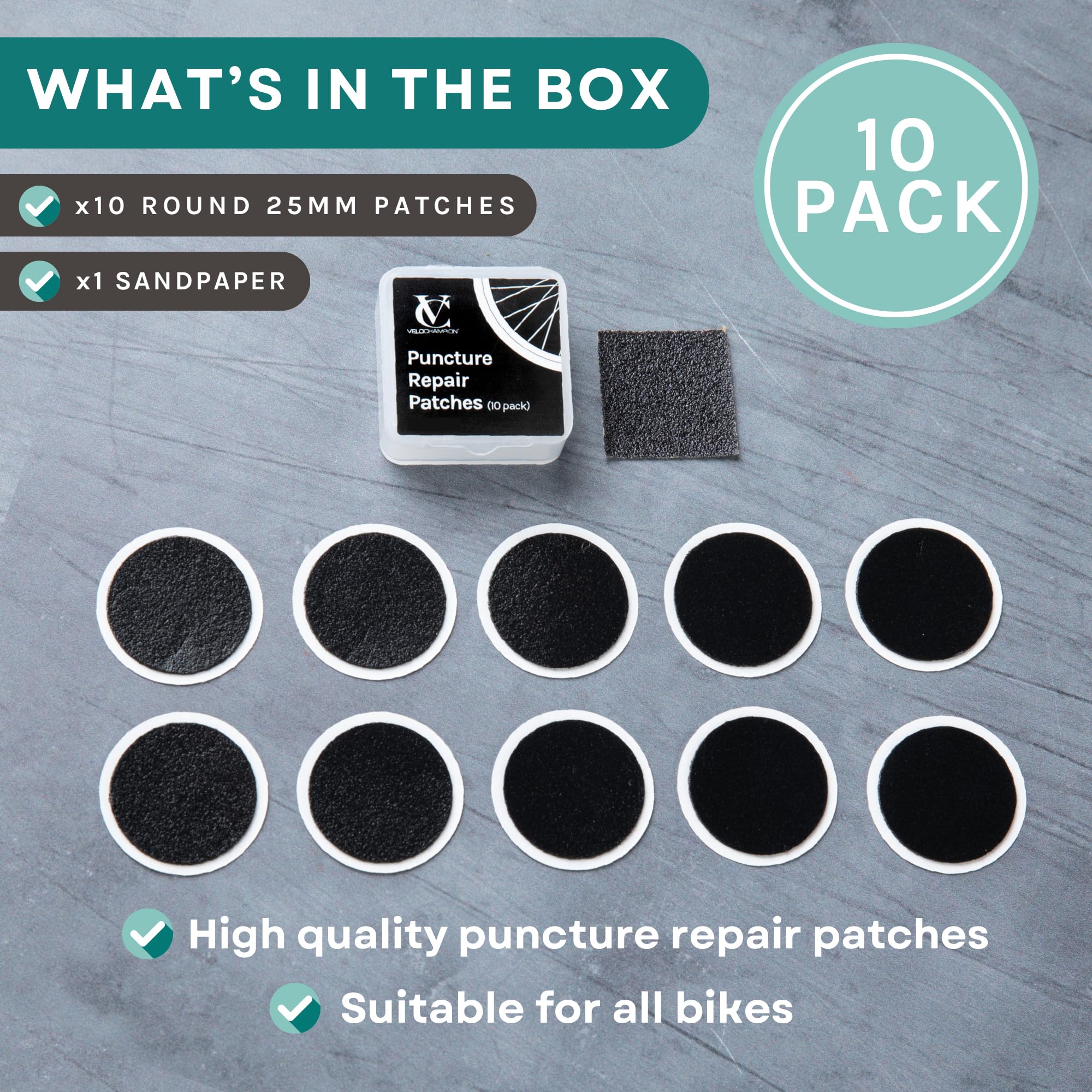 Rehook Gooeys: Kit Riparazione Forature Senza Colla - Patch Autoadesive Per Bici