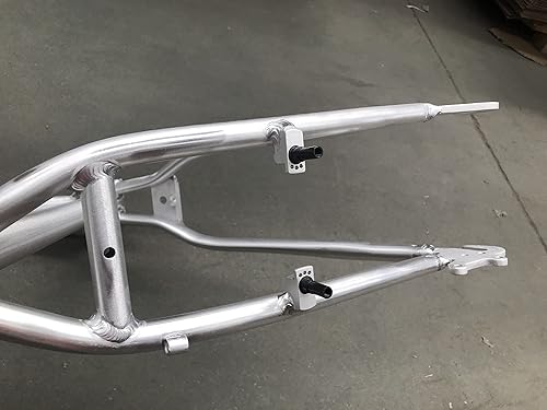 Miniatura 8 de Marco de gas de bicicleta con tanque de gas integrado, marco de 2.4L - Bicicleta motorizada a gas (negro)