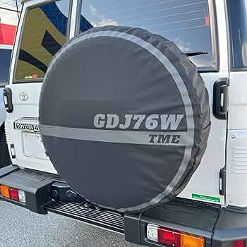 【新車外し】再再販ランクル70 GDJ76W スペアタイヤカバー 新車外し】再再販 ランクル70 背面 スペアタイヤカバー 新車外し