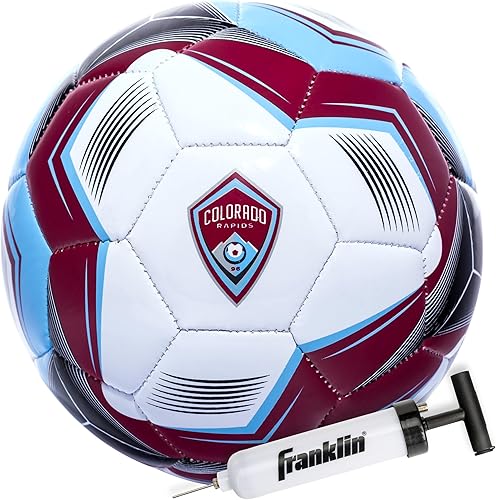 Miniatura 18 de Franklin Sports Pelotas de fútbol oficiales del equipo MLS - Balones de fútbol oficiales tamaño 5 - Balón de fútbol de tamaño y peso reglamentario