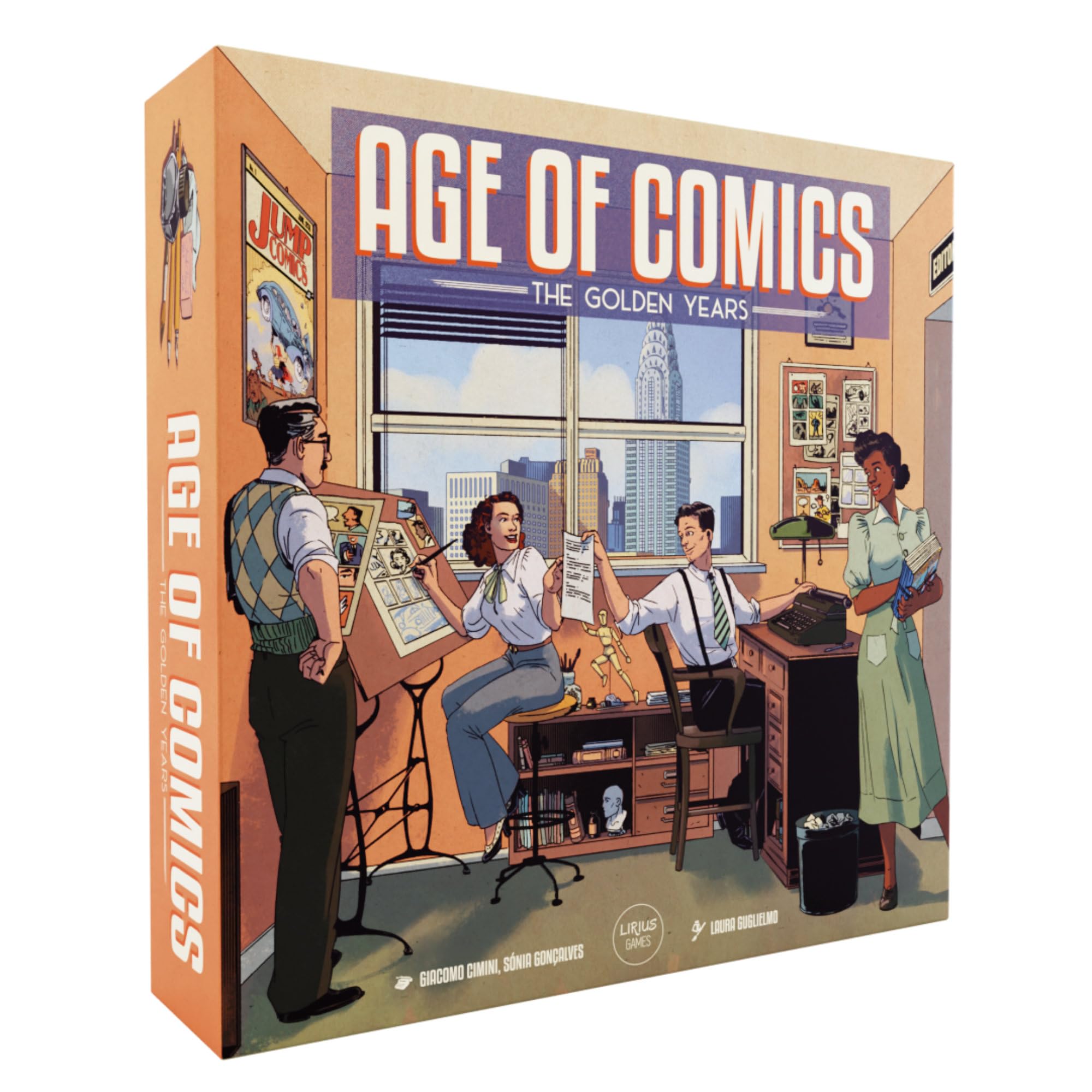 Age of Comics: The Golden Years | The Comic Book Publishing Game | Build Your Comic Empire During The Golden Age of Comics | Immersive Strategy Game for 1-4 Players, 60-110 Mins, Ages 14+