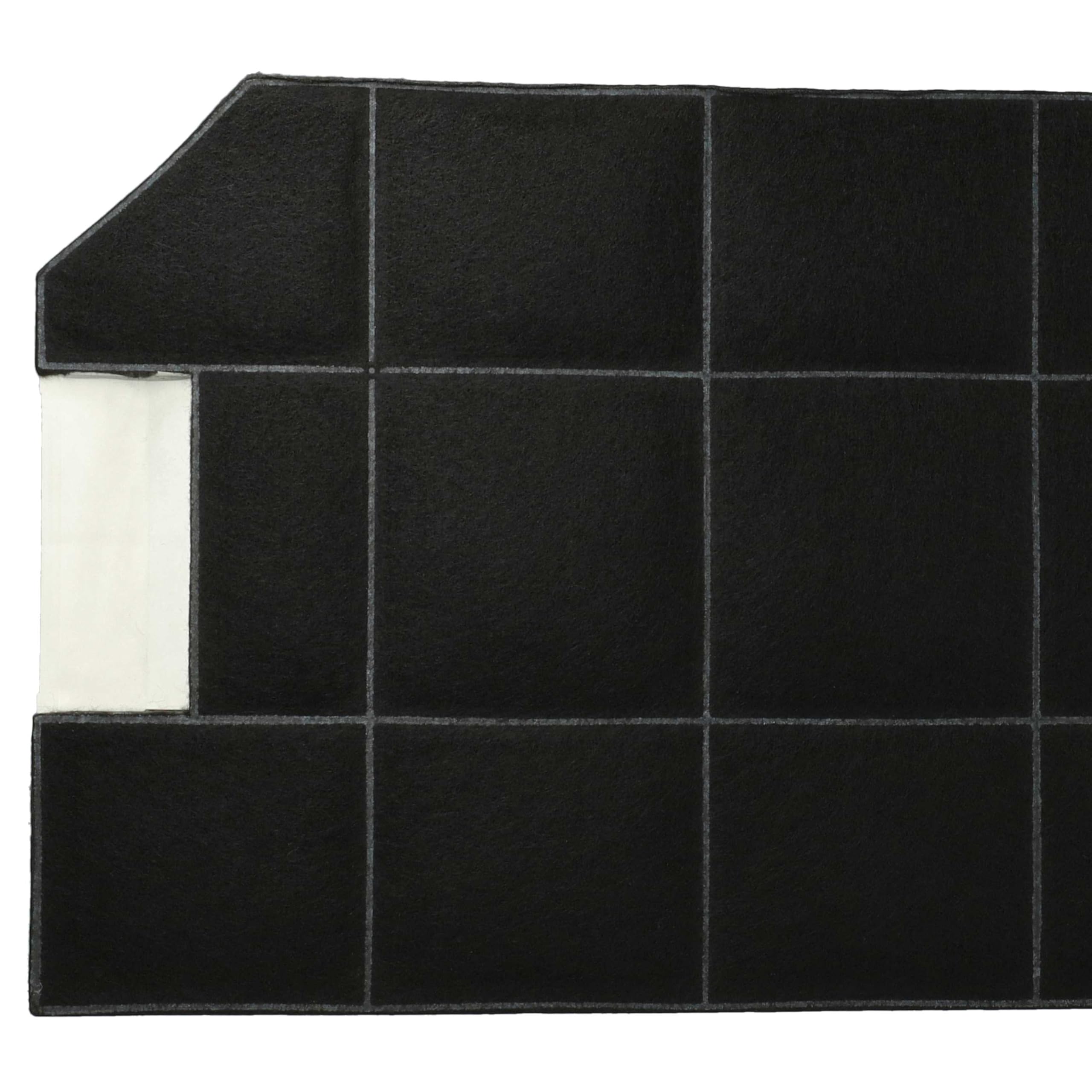 vhbw 2x Filtro a carboni attivi sostituisce Bosch DHZ3300 per cappe aspiranti - 49,6 x 23 x 3 cm