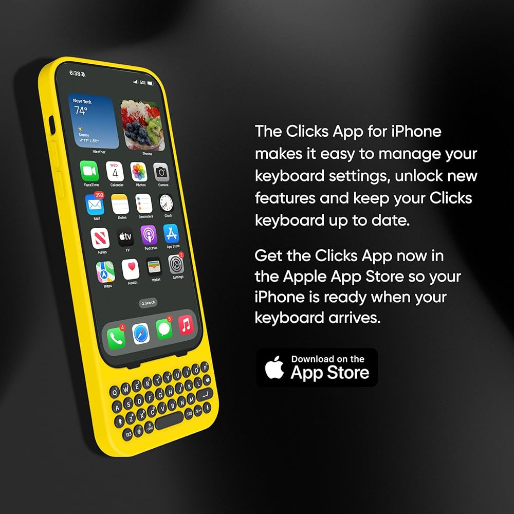 スマホアクセサリー Clicks Creator Keyboard iPhone 14 promax