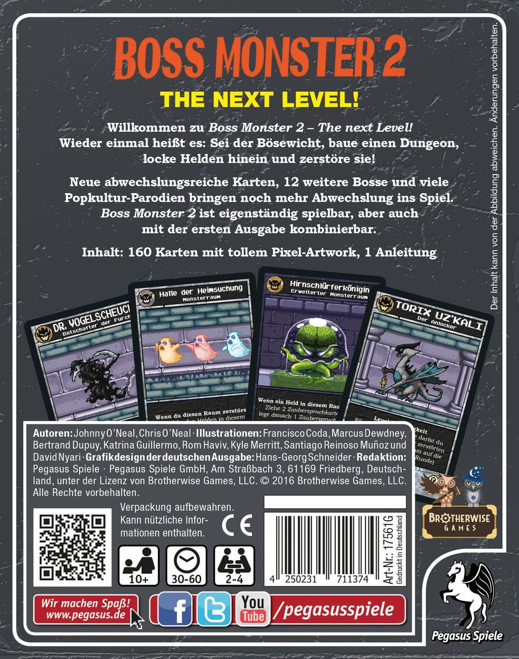 Pegasus Spiele 17561G - Boss Monster 2 The Next Level