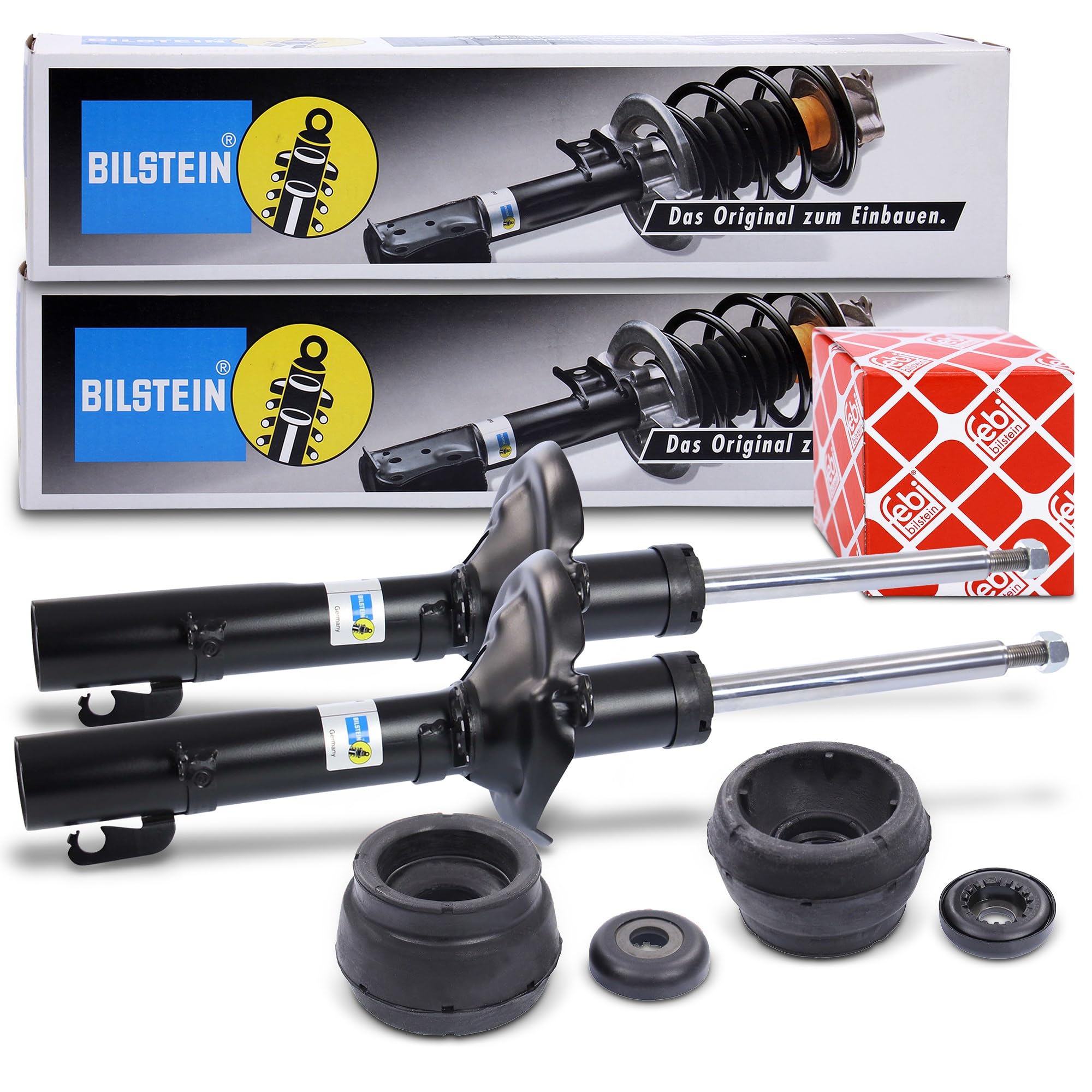 Set compuesto por 2x Stoßdämpfer + FEBI Domlager vorne 41109042
