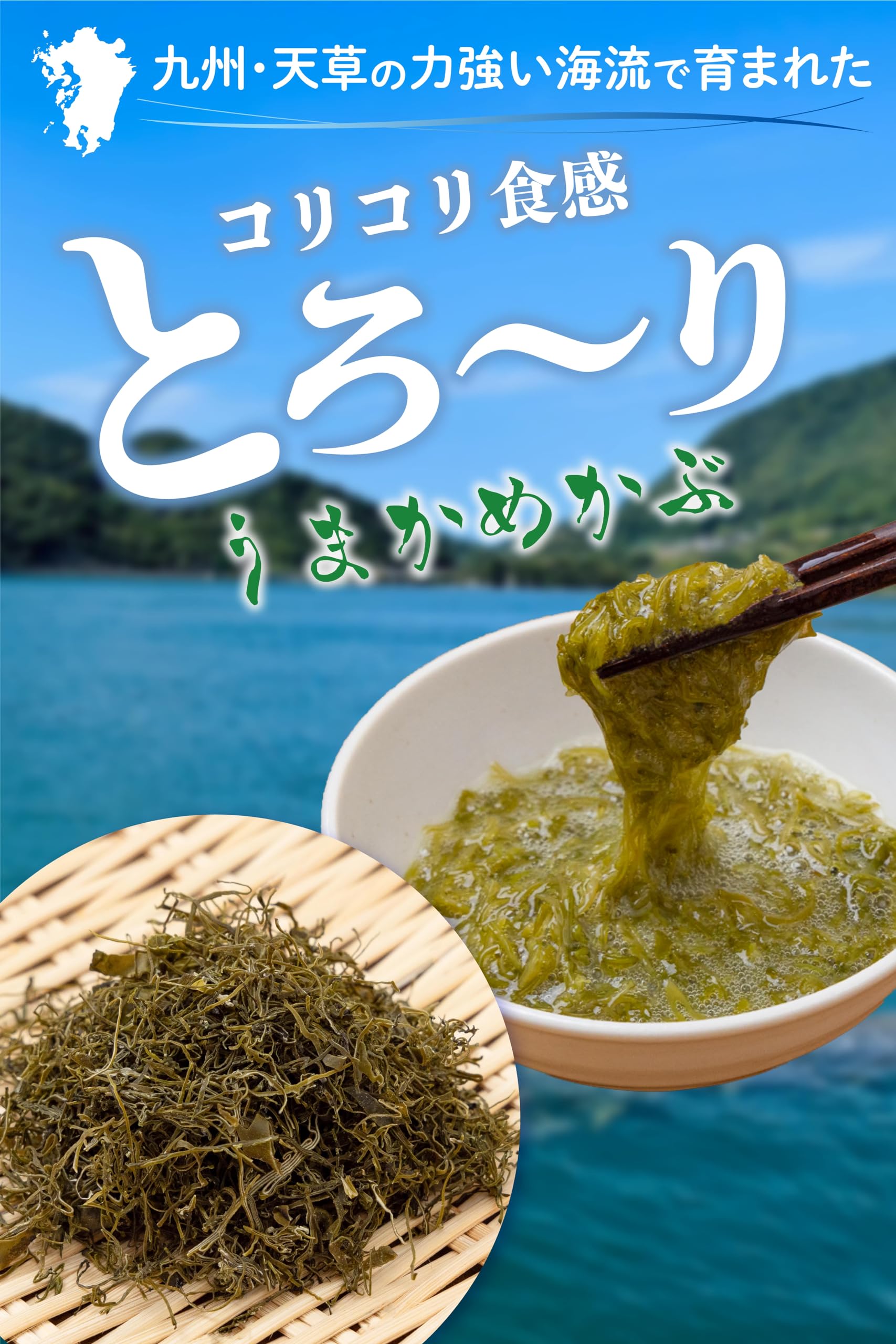 Amazon.co.jp: めかぶ 乾燥 とろ～りうまかめかぶ 刻み 九州産