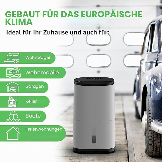 Meaco Arete® One 12L Dehumidifier & HEPA Air Purifier for a 50m² home removes condensation and moisture and cleans the air