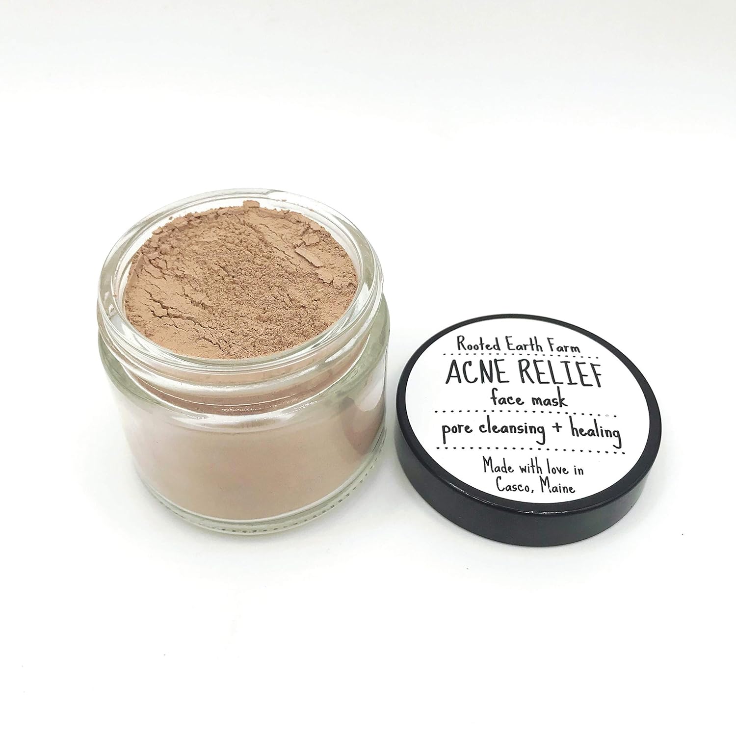 Acne Relief Face Mask - For Breakouts - All Natural Herbal Clay Mask