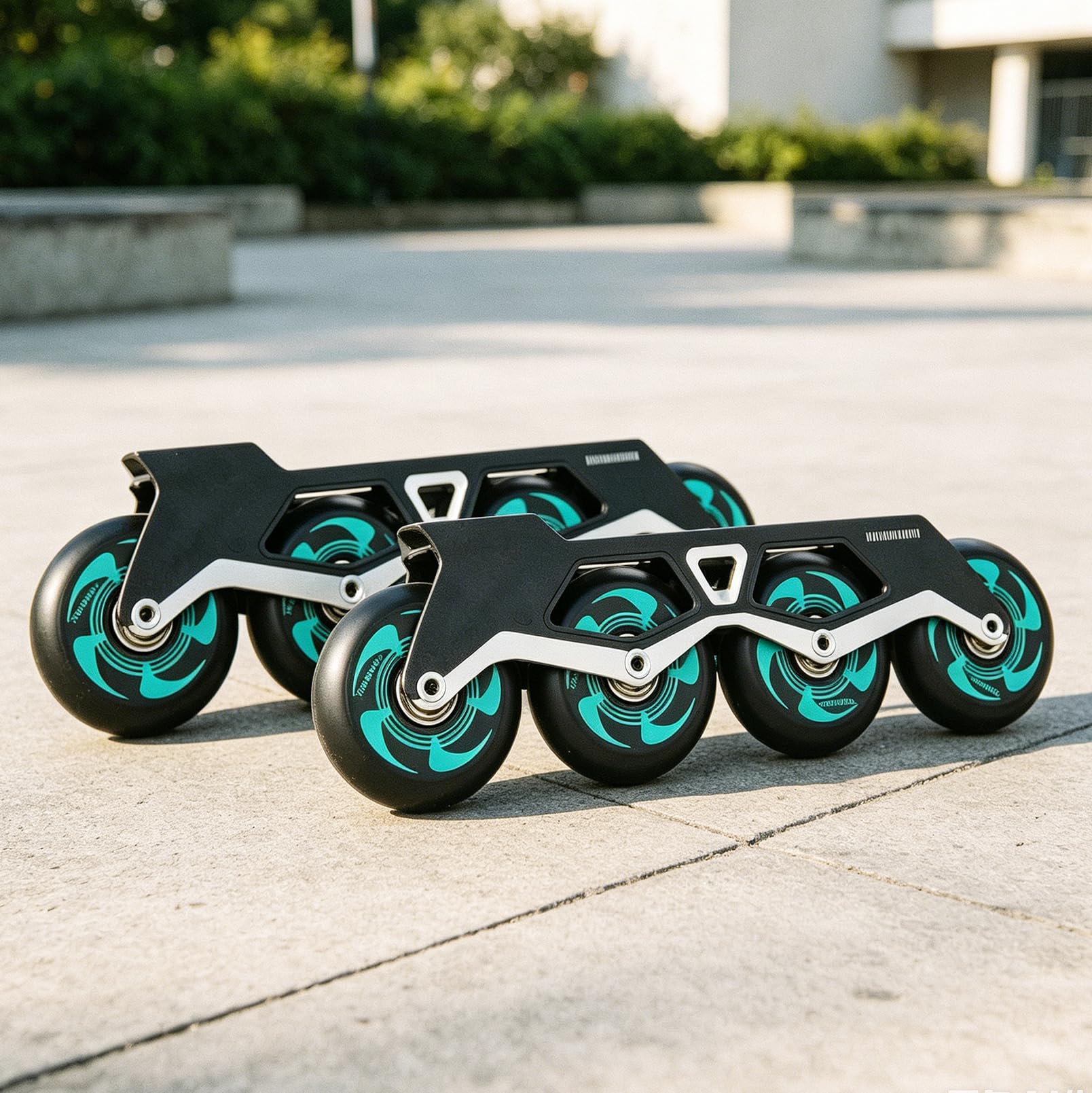 8 Stück Inliner Rollen 76 mm mit ABEC-9 Kugellagern | PU Skate Rollen 90A Härte, Ersatzrollen für Inline Skates, Rollschuhe, Indoor und Outdoor Skating