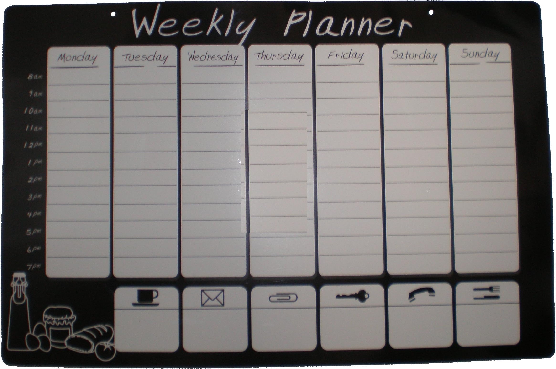 Reusable WIPEABLE Fridge Magnetic Weekly Planner ORGENISER Calendar MEMO Board