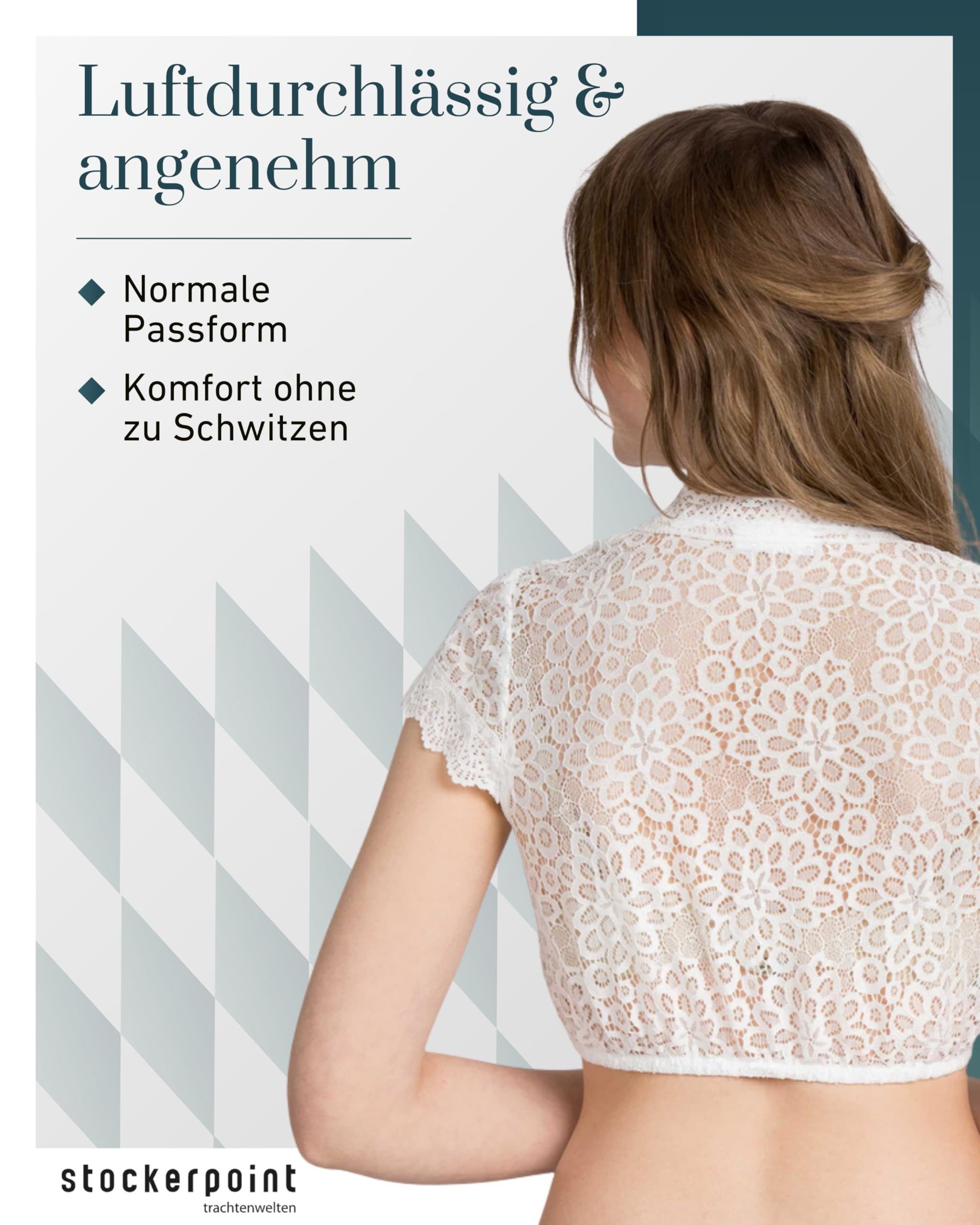 Stockerpoint Dirndlbluse Kensy I Größe 32-46