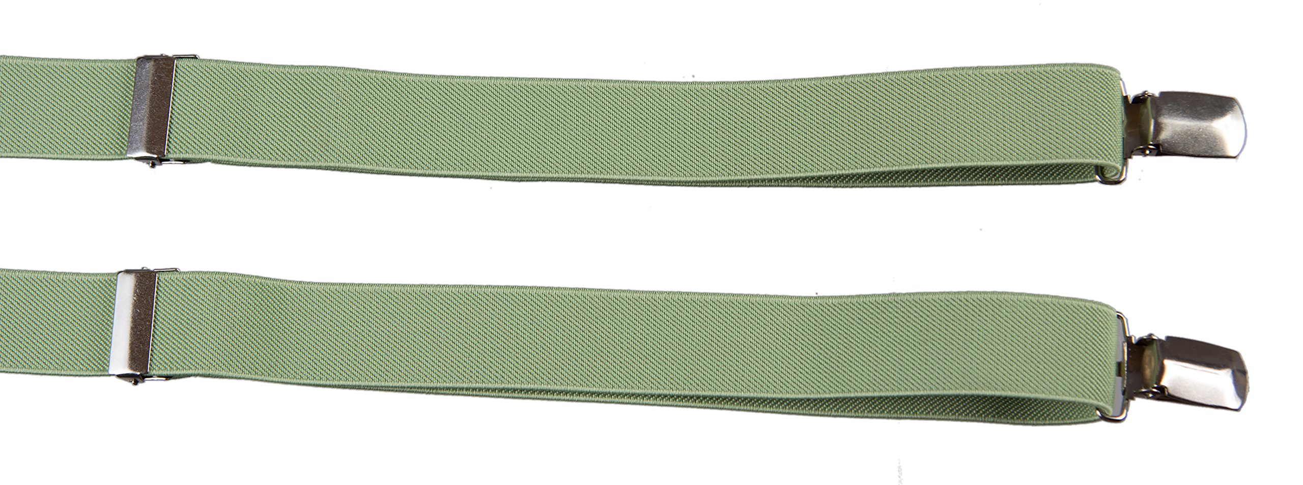 Tuxgear Mens Matching Adjustable Suspender and Bow Tie Sets in Multiple Sizes (Sage, Toddler 25