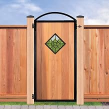 Nuvo Iron Decorative Insert for Fencing, Gates, Home, Garden - Square, 15", Black