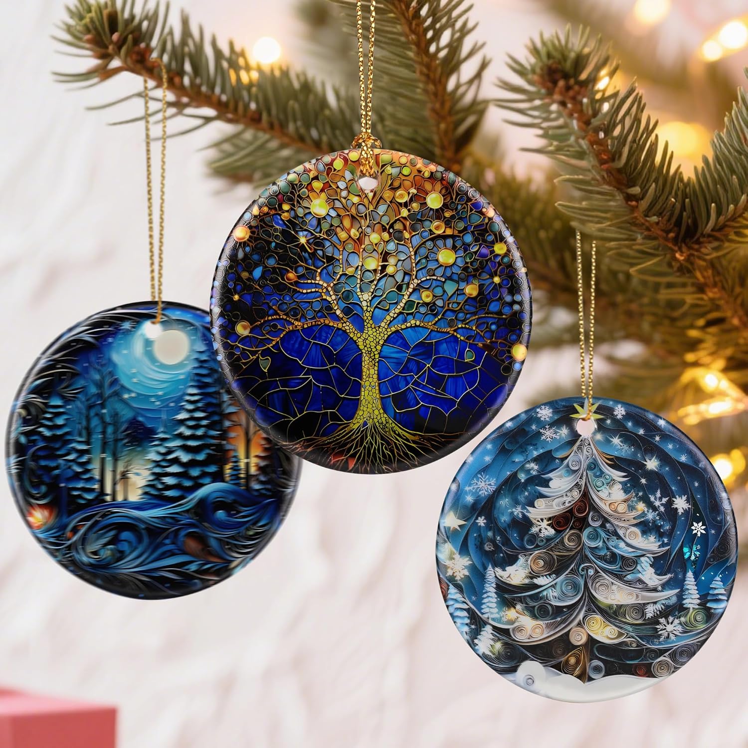 Tree of Life Ornament – Christmas Ornament, Christmas Tree Decor, & Perfect Holiday Decor | Housewarming Gifts, Gifts for Mom and Women - Image 5