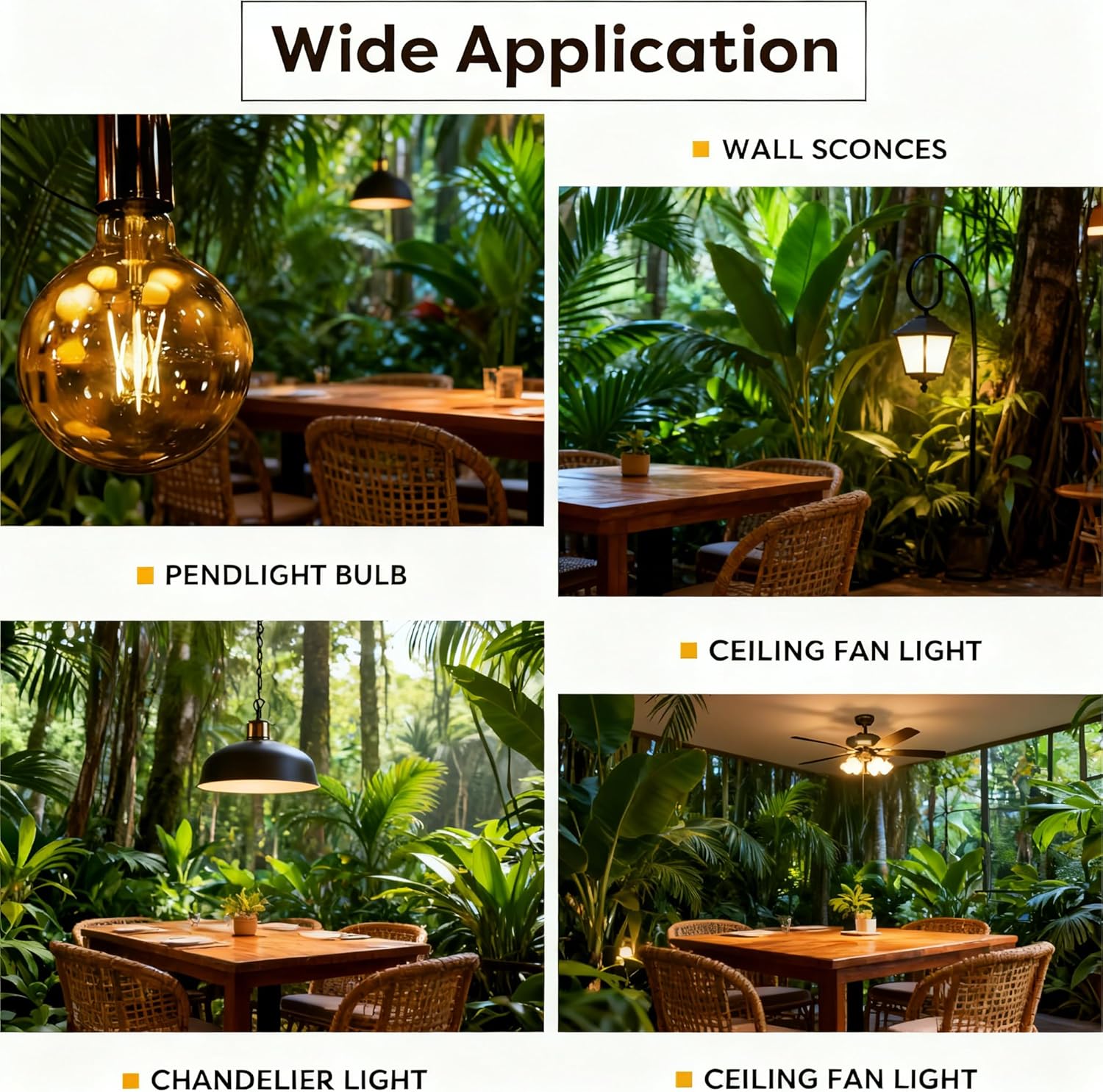 G25/G80 LED Globe Light Bulbs, Non-Dimmable 4W g25 Globe LED Bulbs 40 Watt, Warm White 2700K, Makeup Mirror Lights for Bedroom, Modern Sputnik Chandelier Light Bulbs Clear Glass 6 Pack